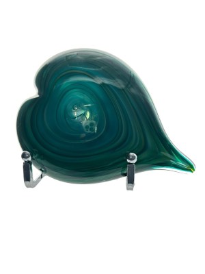 Dark Green Infinity Heart